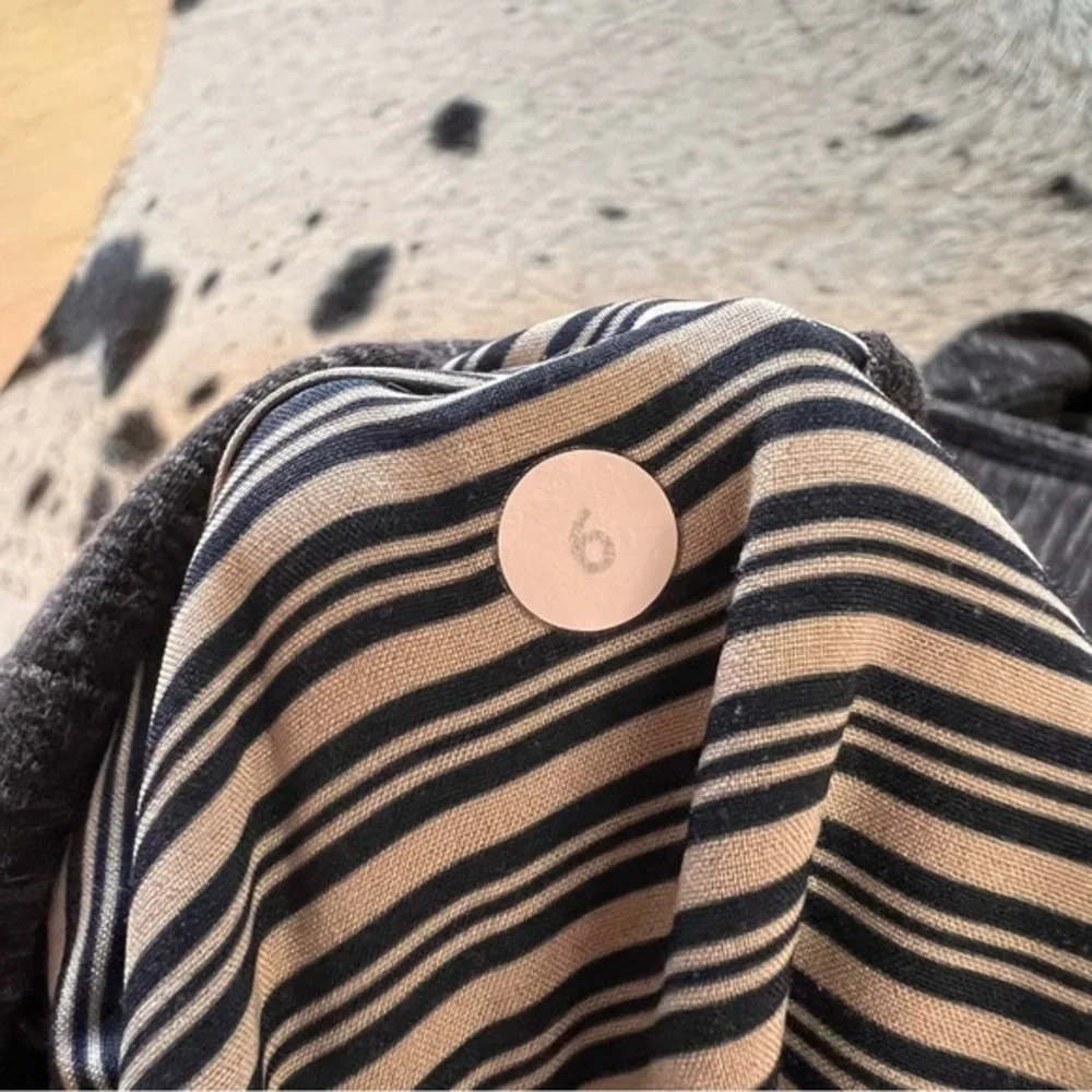 LULULEMON Exhalation Pullover II‎ Sweatshirt Marled Black Long Sleeve Size 6
